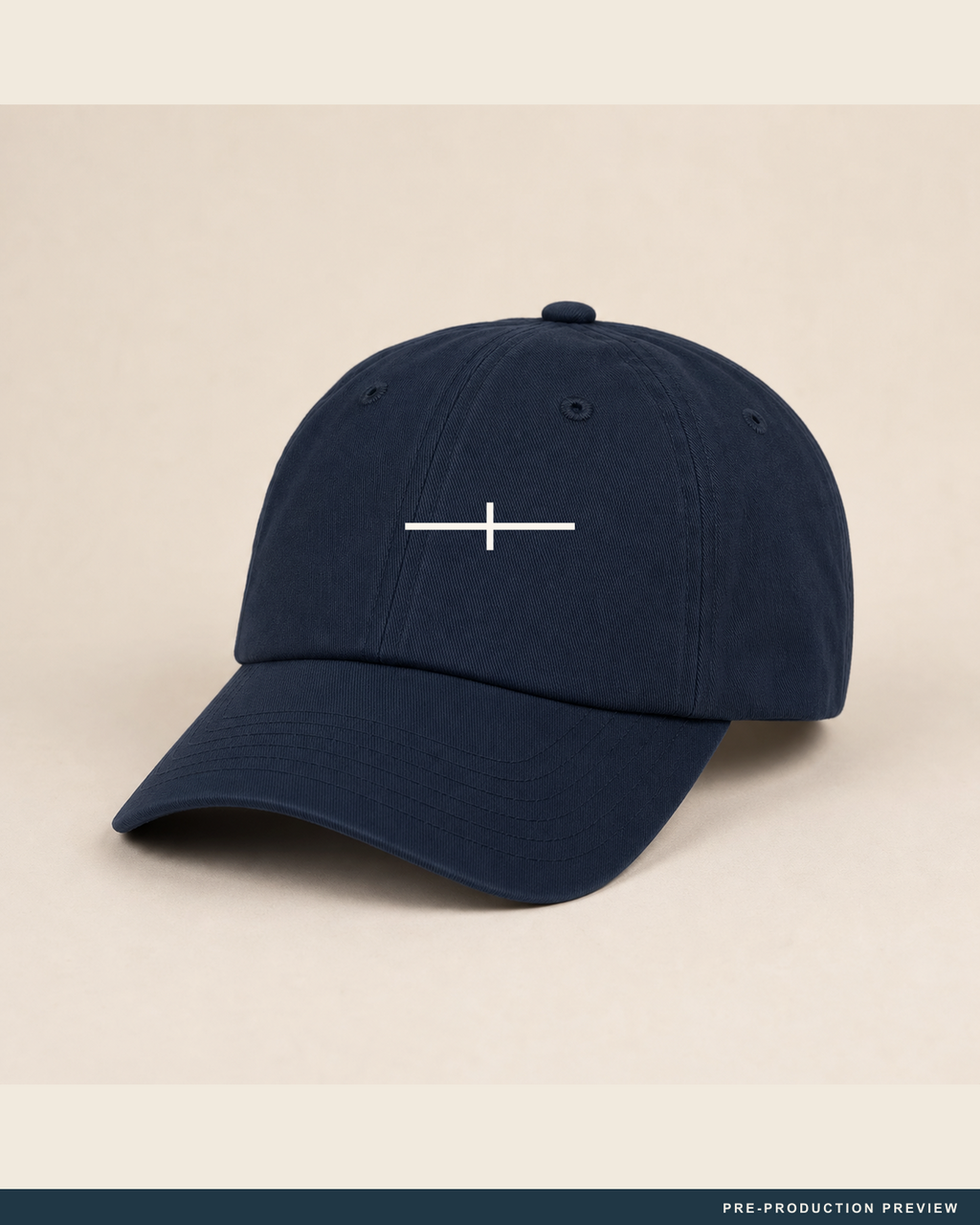 Channel Marker Cap, navy cap, front view, Southerly Club