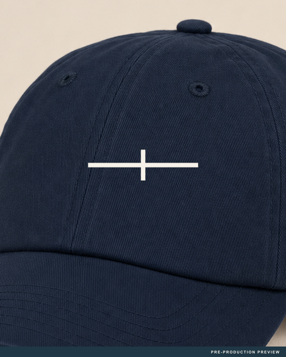 Channel Marker Cap, navy cap, embroidery detail, Southerly Club