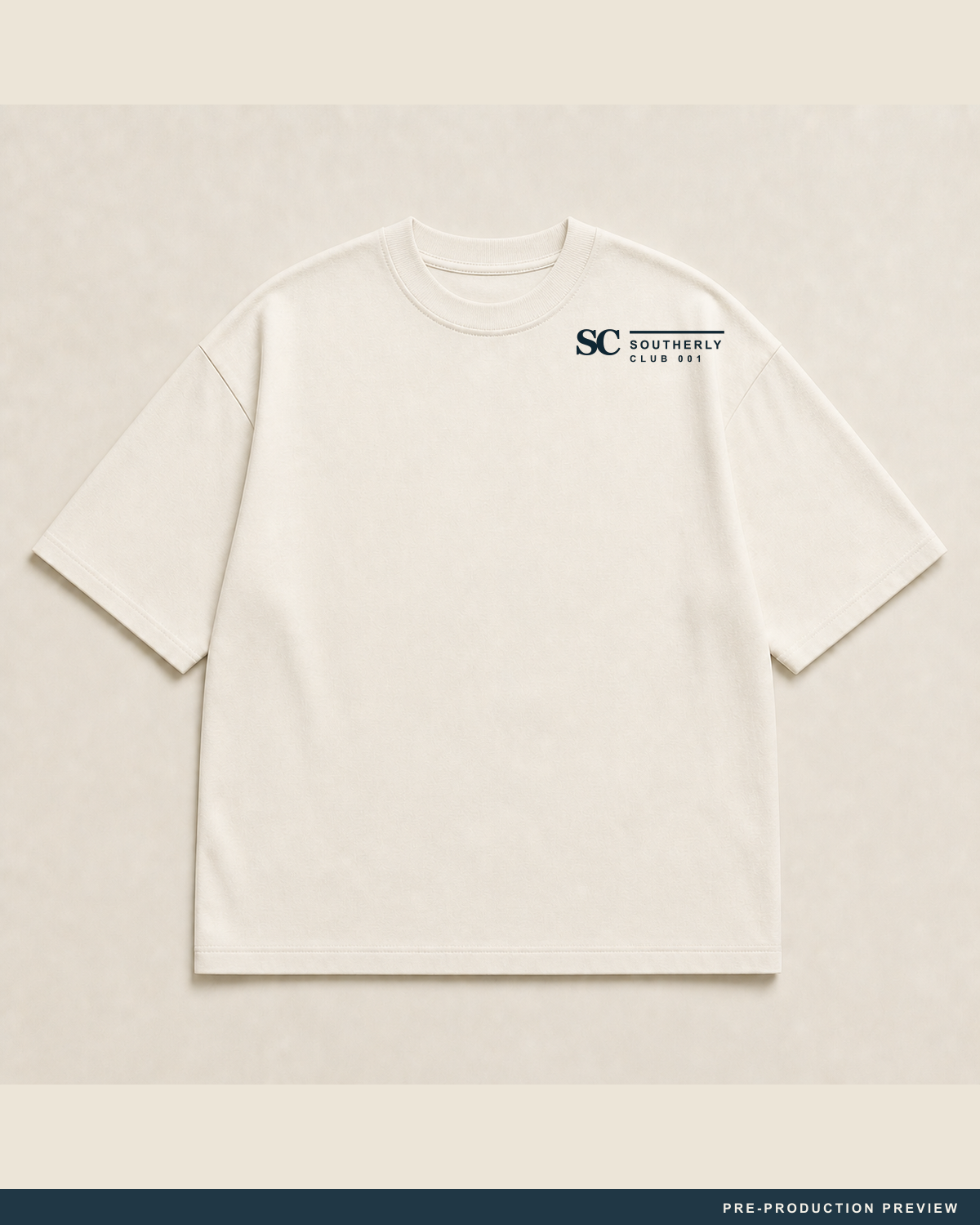 Salt Water Fixes Most Things Tee, ecru tee, front view, Southerly Club