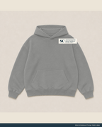 I Swim Better Than I Work Hoodie, grey marle hoodie, front view, Southerly Club