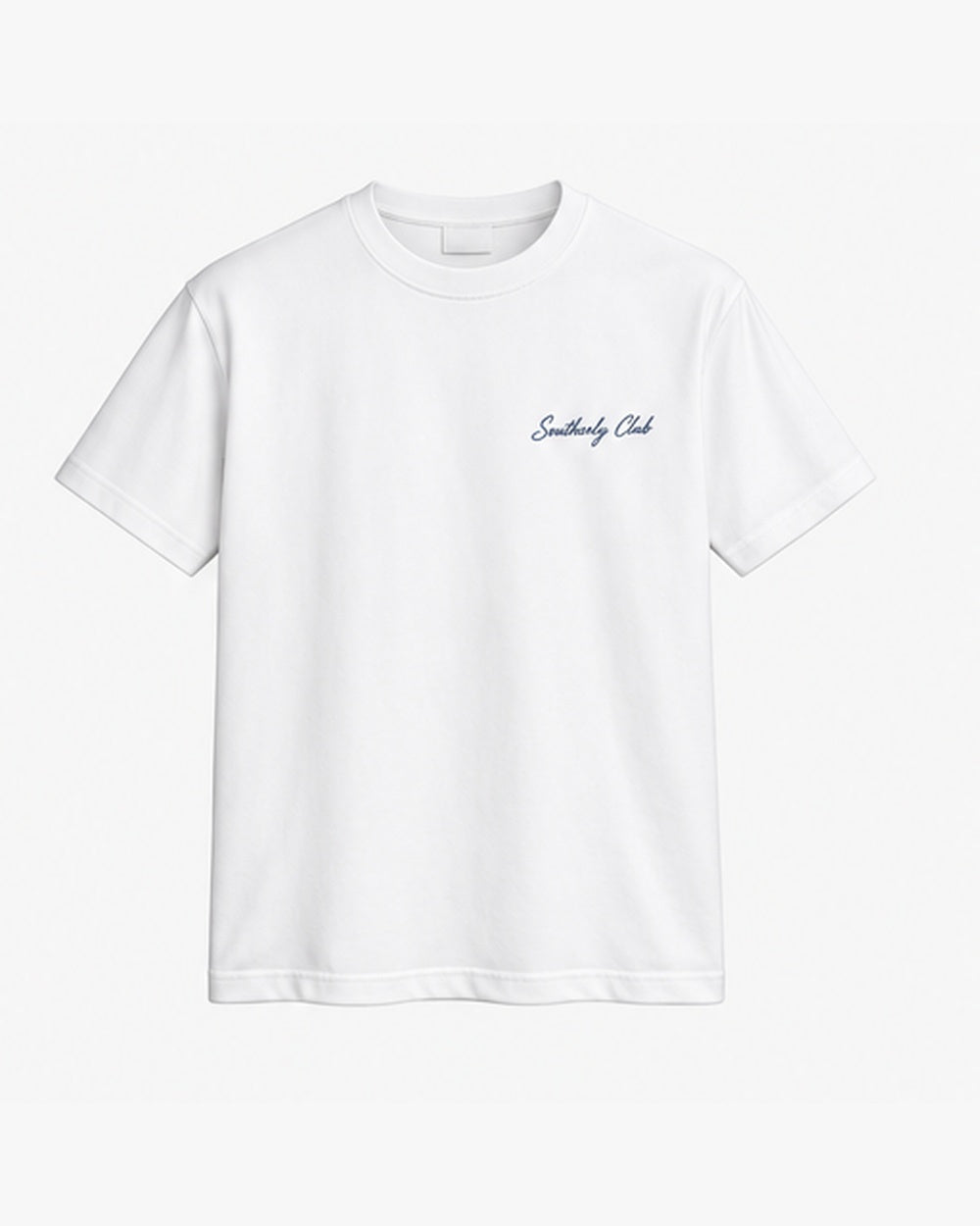 Deck Cards Tee, white, front view. Generated pre-production design preview.