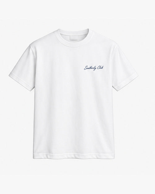 Deck Cards Tee, white, front view. Generated pre-production design preview.