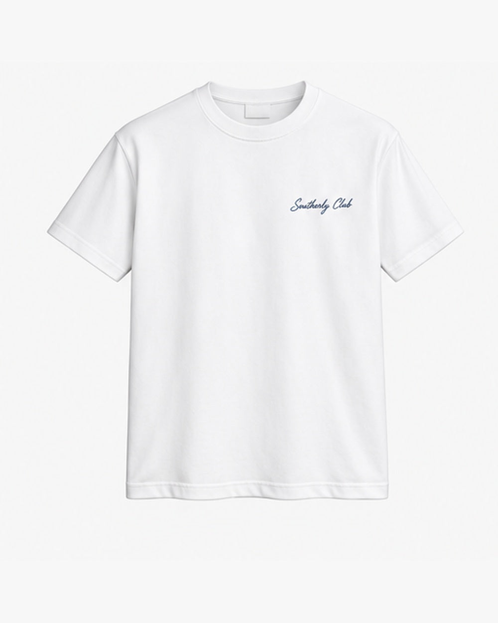 Citrus Break Tee, white, front view. Generated pre-production design preview.