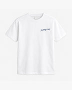 Gone Sailing Tee, white, front view. Generated pre-production design preview.