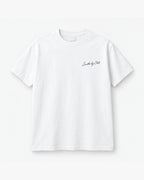 Pier Outlook Tee, white, front view. Generated pre-production design preview.