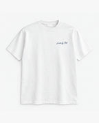 Weekend Gear Tee, white, front view. Generated pre-production design preview.