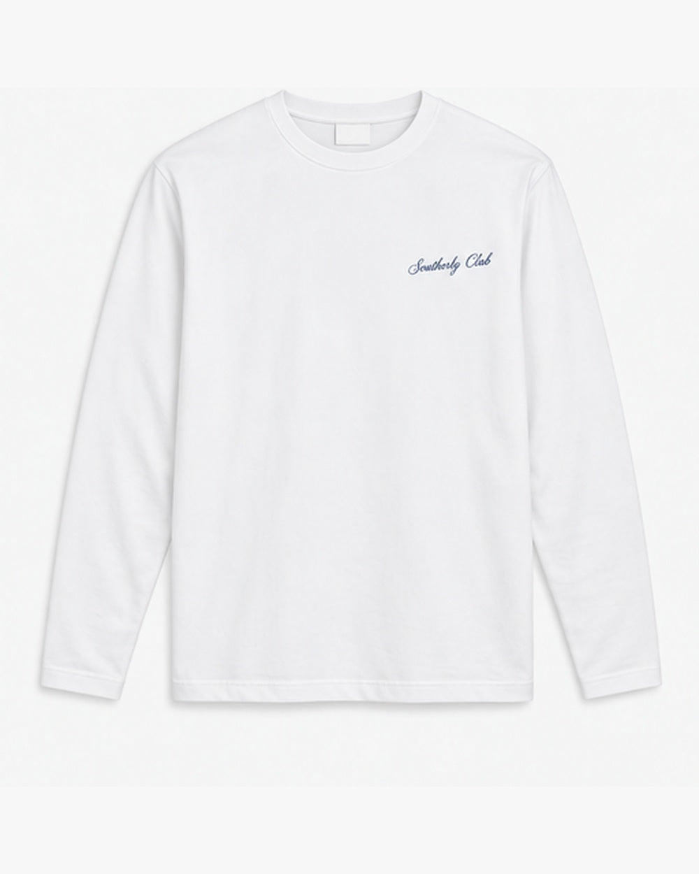 Board Rack Long Sleeve, white, front view. Generated pre-production design preview.