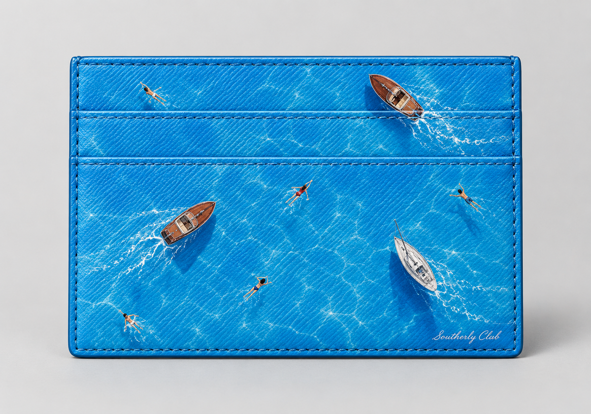 Southerly Club Blue Sea Cardholder generated product render
