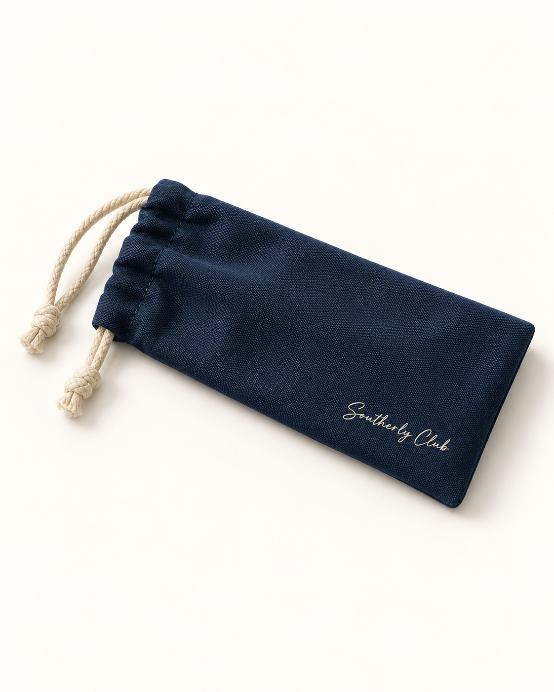 Southerly Club Navy drawcord pouch generated design preview