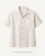 Generated pre-production front preview of Chalk camp shirt.