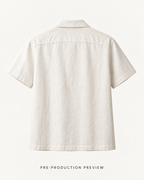 Generated pre-production back preview of Chalk camp shirt.