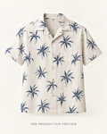 Generated pre-production front preview of Coastal foliage shirt.