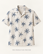 Generated pre-production front preview of Coastal foliage shirt.
