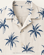 Generated pre-production artwork detail preview of Coastal foliage shirt.