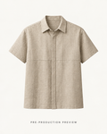 Generated pre-production front preview of Stone textured shirt.