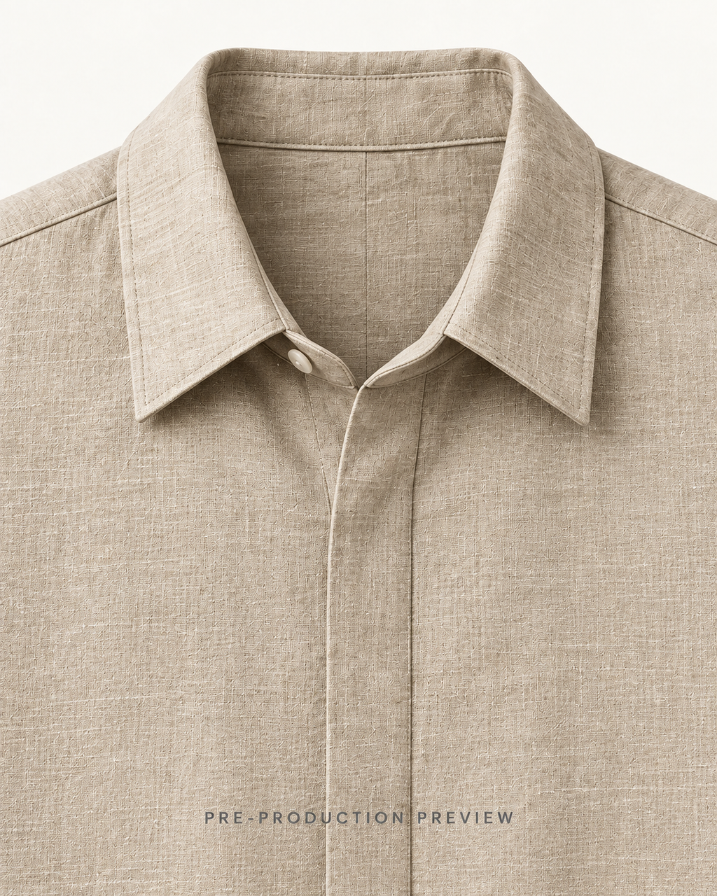 Generated pre-production artwork detail preview of Stone textured shirt.