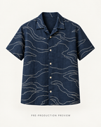 Generated pre-production front preview of Tidal contour shirt.