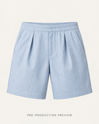 Generated pre-production front preview of Pencil stripe shorts.