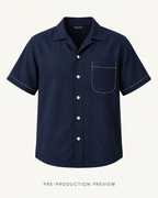 Generated pre-production front preview of Contrast-stitch work shirt.