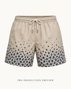 Generated pre-production front preview of Stone pebble swim shorts.