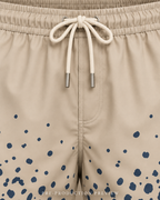 Generated pre-production artwork detail preview of Stone pebble swim shorts.