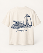 Generated pre-production back preview of Mooring Study Graphic Tee 001.