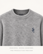 Generated pre-production artwork detail preview of Southerly Brushed Crew Knit 003.