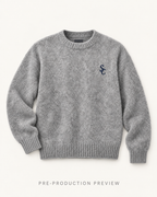 Generated pre-production flat lay preview of Southerly Brushed Crew Knit 003.
