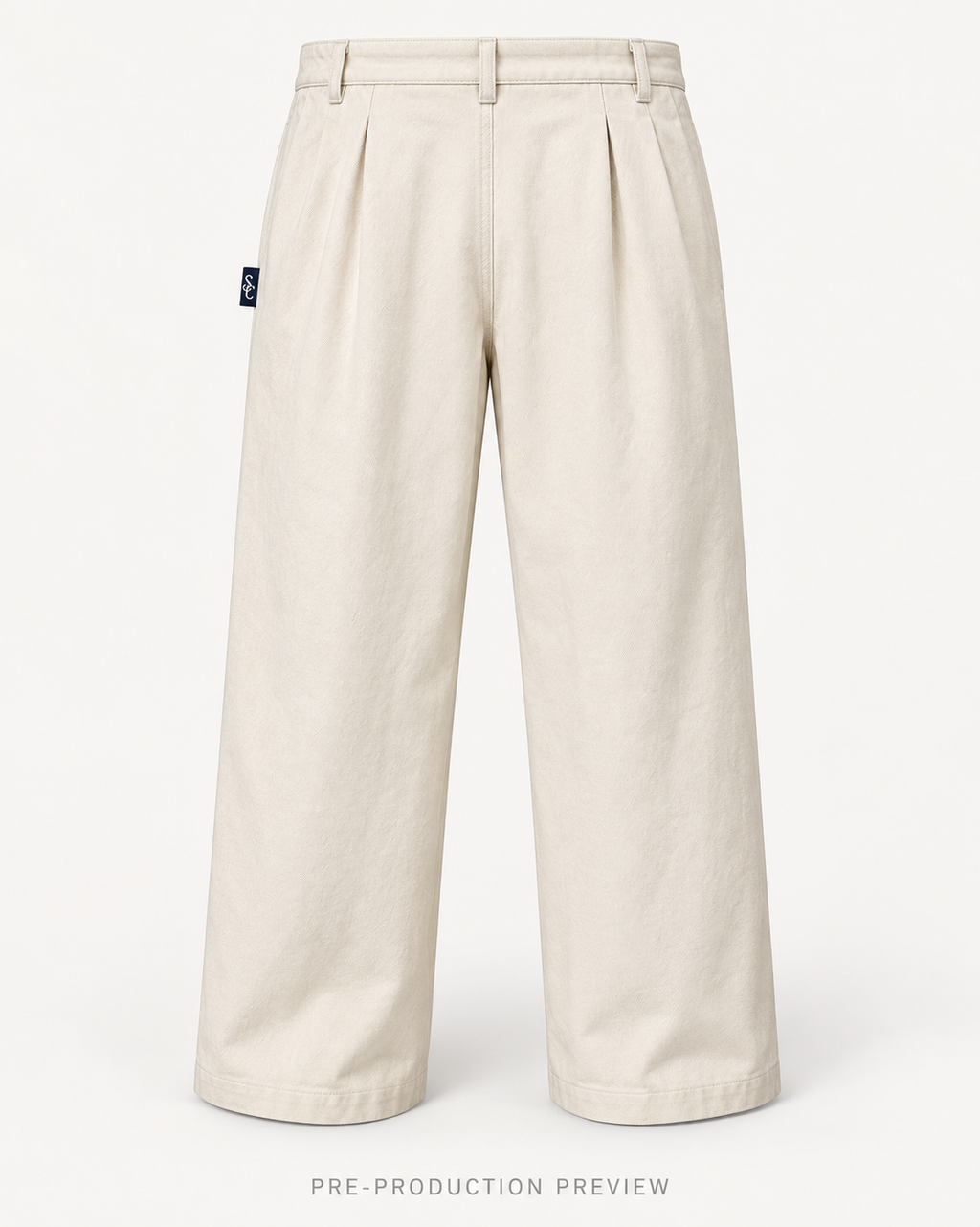 Generated pre-production back preview of Southerly Pleated Suit Trouser 004.
