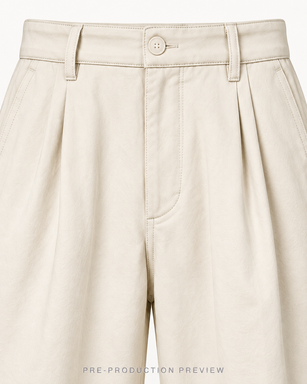 Generated pre-production artwork detail preview of Southerly Pleated Suit Trouser 004.