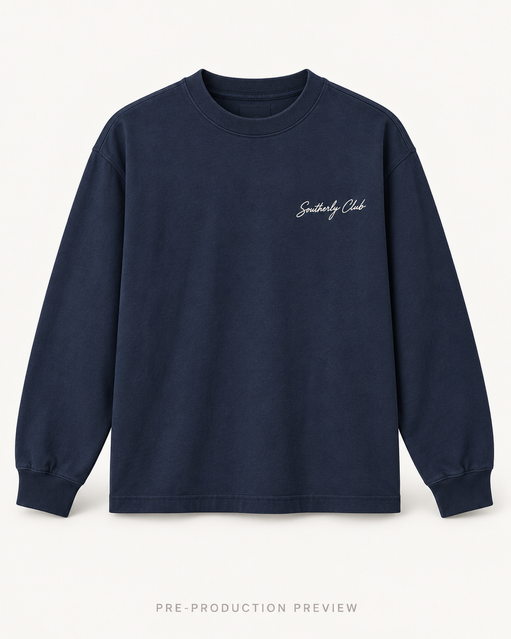 Generated pre-production front preview of Courtyard Gate Graphic Long-Sleeve Tee 005.