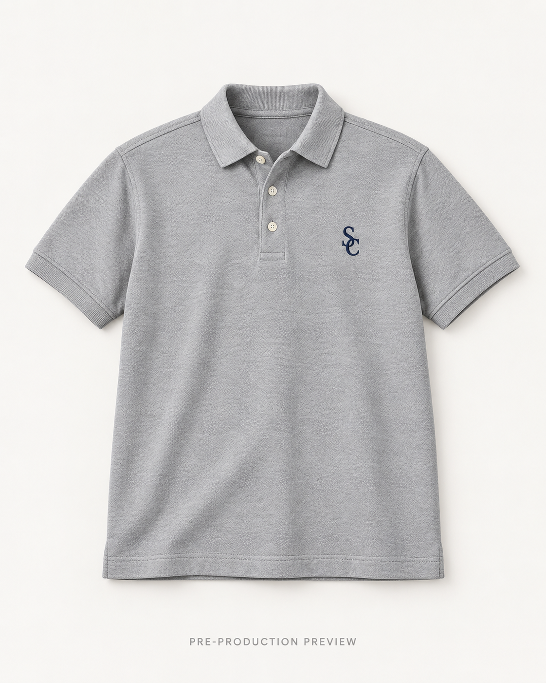 Generated pre-production flat lay preview of Southerly Short-Sleeve Polo 006.