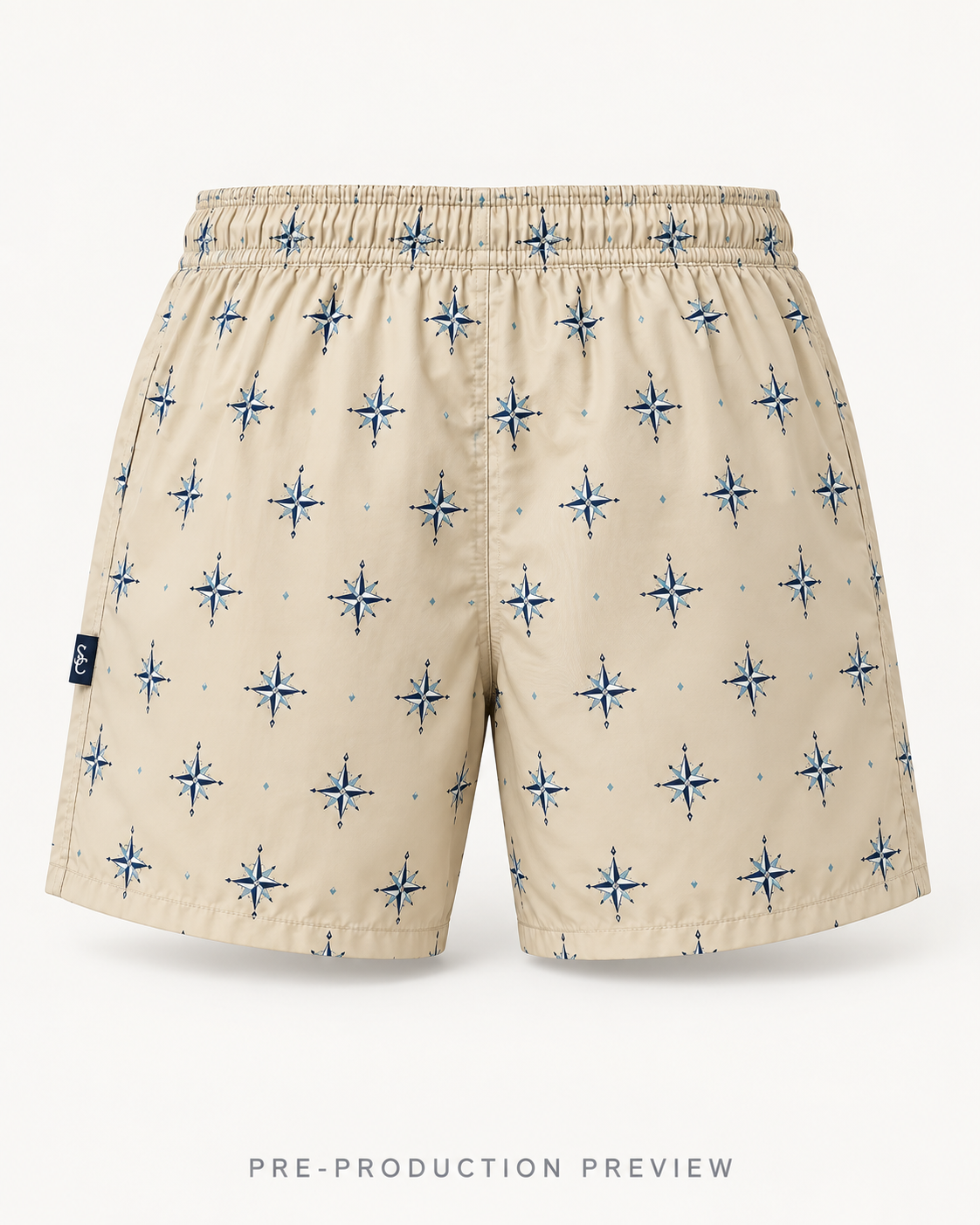 Generated pre-production back preview of Southerly Swim Short 007.