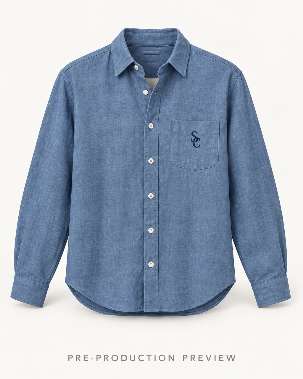 Generated pre-production front preview of Southerly Summer Shirt 008.