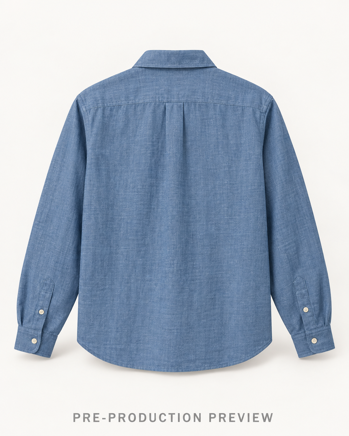 Generated pre-production back preview of Southerly Summer Shirt 008.