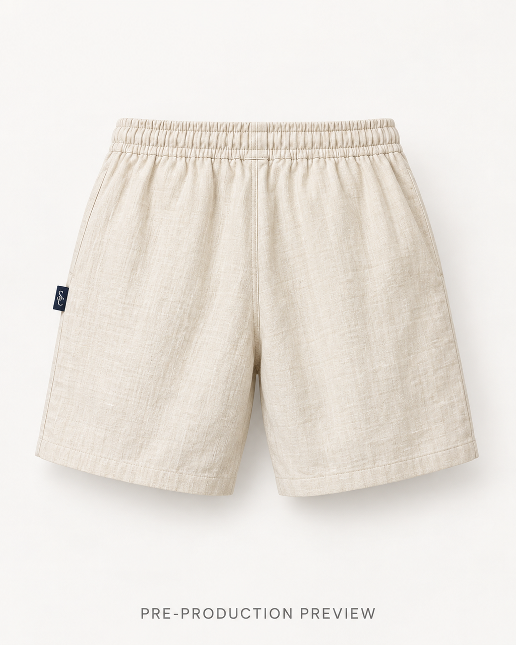 Generated pre-production back preview of Southerly Linen Short 009.