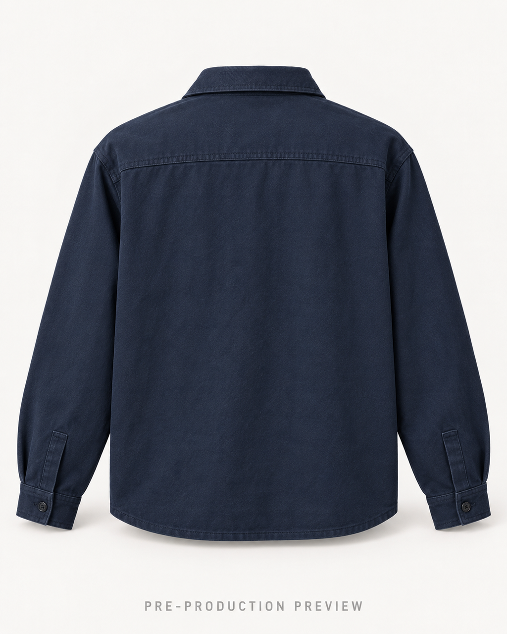 Generated pre-production back preview of Southerly Cotton Overshirt 010.
