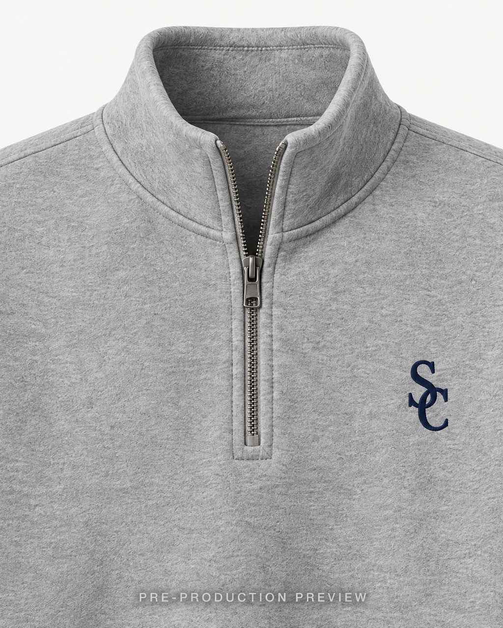 Generated pre-production artwork detail preview of Southerly Quarter-Zip Sweatshirt 011.