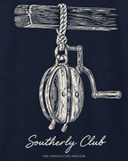 Generated pre-production artwork detail preview of Rope Pulley Graphic Tee 013.