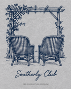 Generated pre-production artwork detail preview of Veranda Chairs Graphic Hoodie 014.