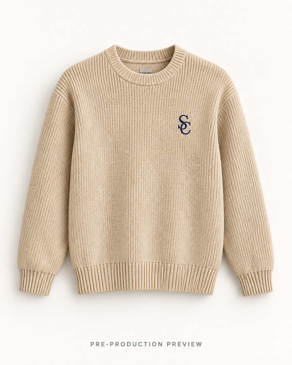 Generated pre-production front preview of Southerly Crew Knit 015.