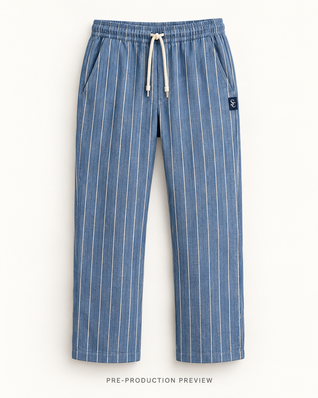 Generated pre-production front preview of Southerly Linen Trouser 016.