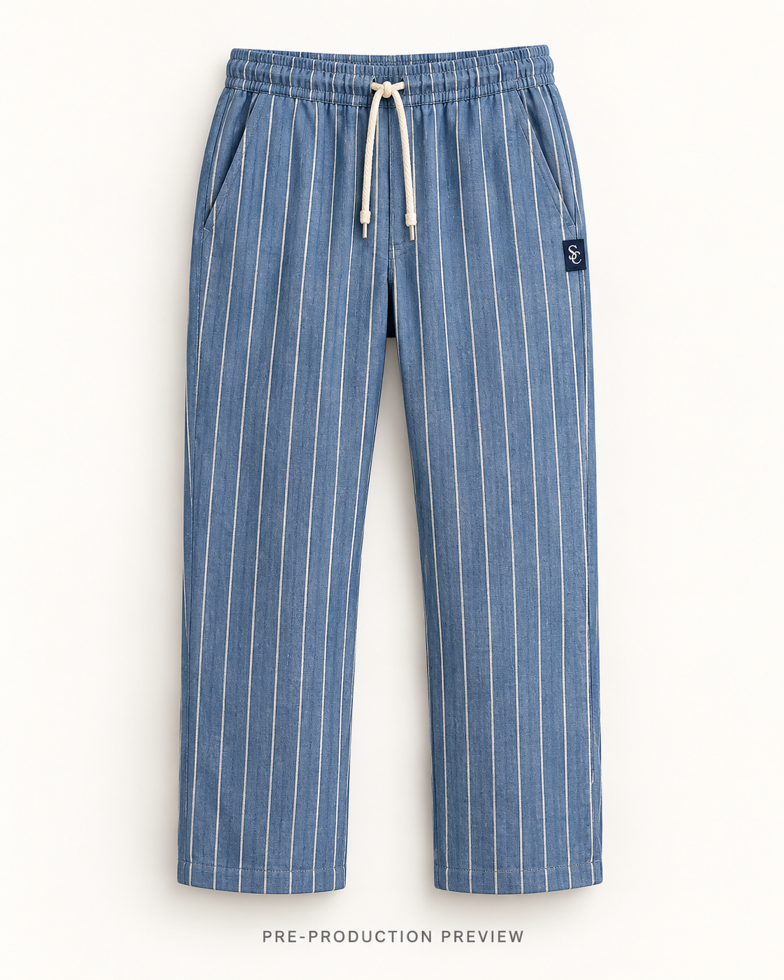 Generated pre-production front preview of Southerly Linen Trouser 016.