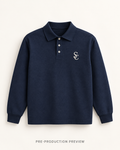 Generated pre-production front preview of Southerly Long-Sleeve Polo 018.