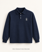 Generated pre-production front preview of Southerly Long-Sleeve Polo 018.