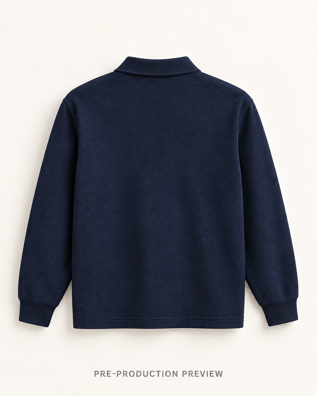 Generated pre-production back preview of Southerly Long-Sleeve Polo 018.
