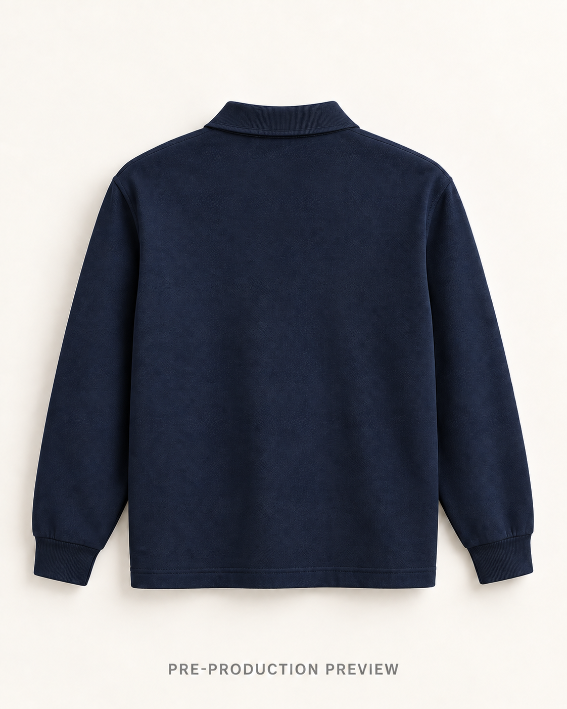 Generated pre-production back preview of Southerly Long-Sleeve Polo 018.