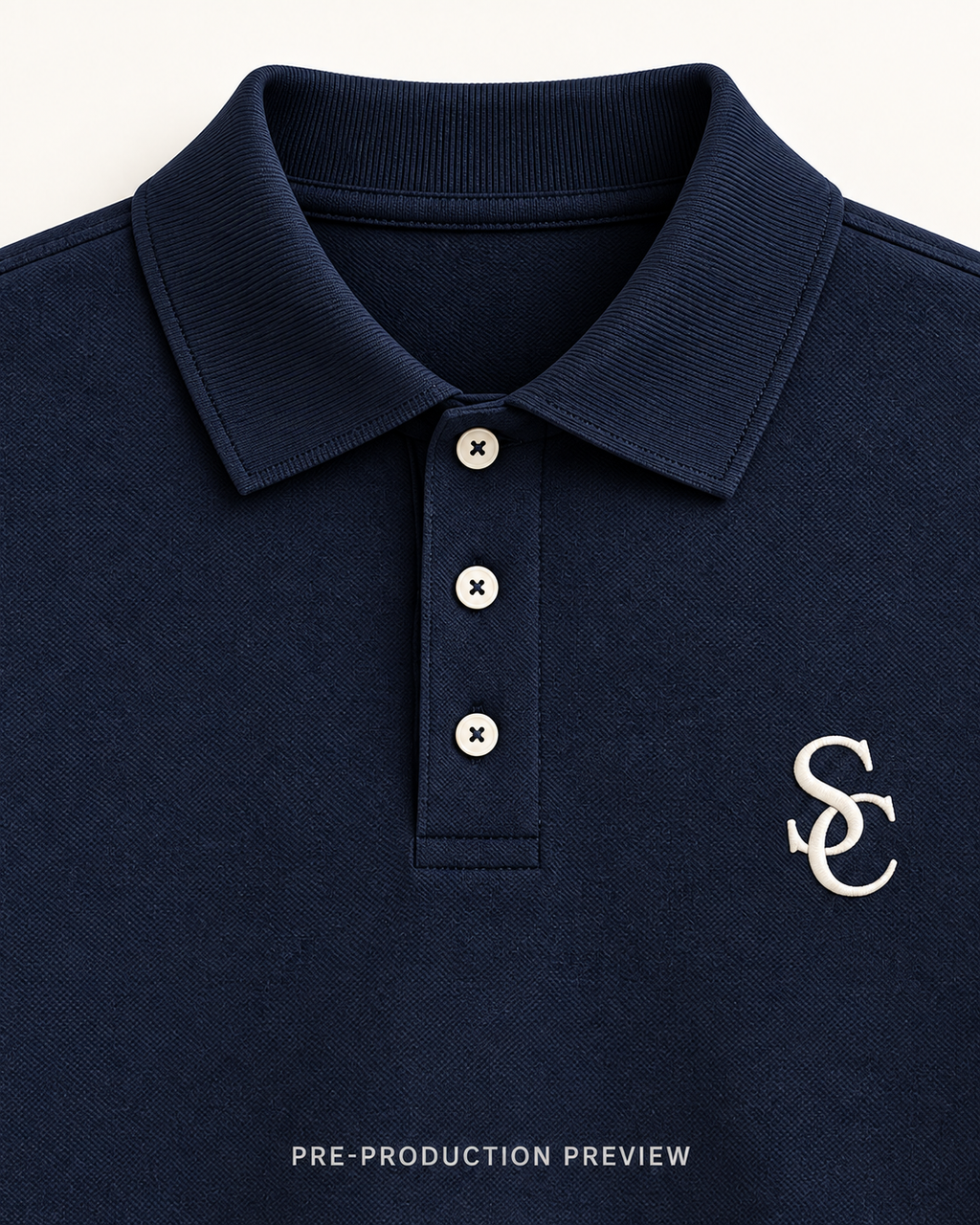 Generated pre-production artwork detail preview of Southerly Long-Sleeve Polo 018.