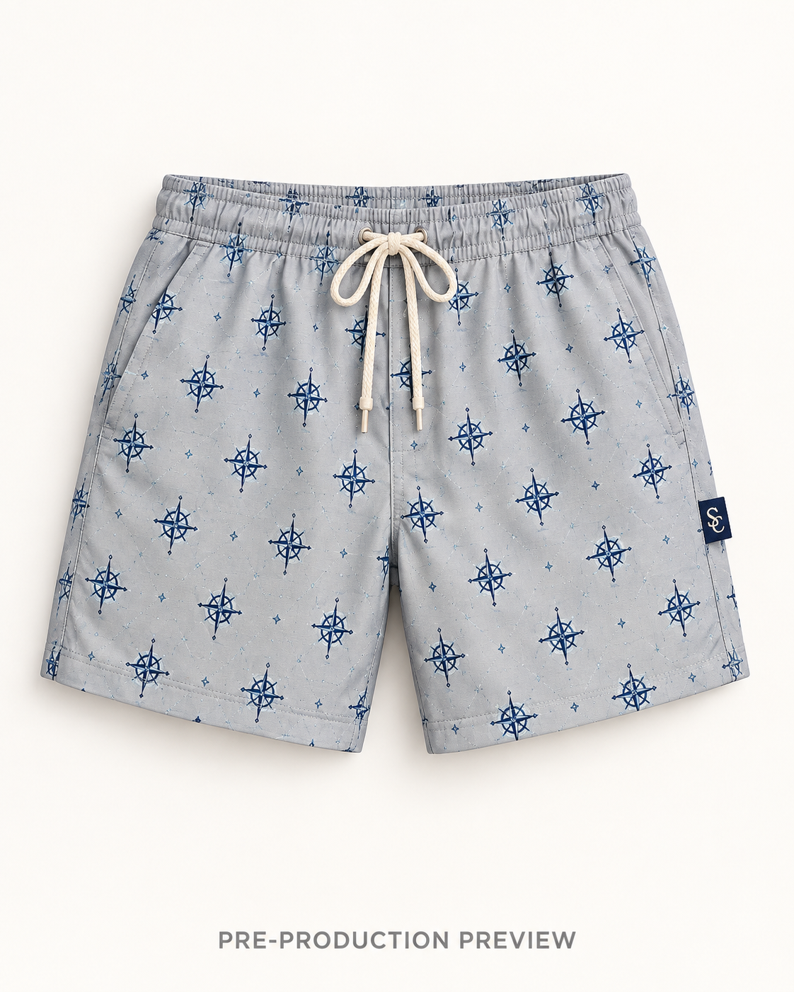 Generated pre-production front preview of Southerly Swim Short 019.