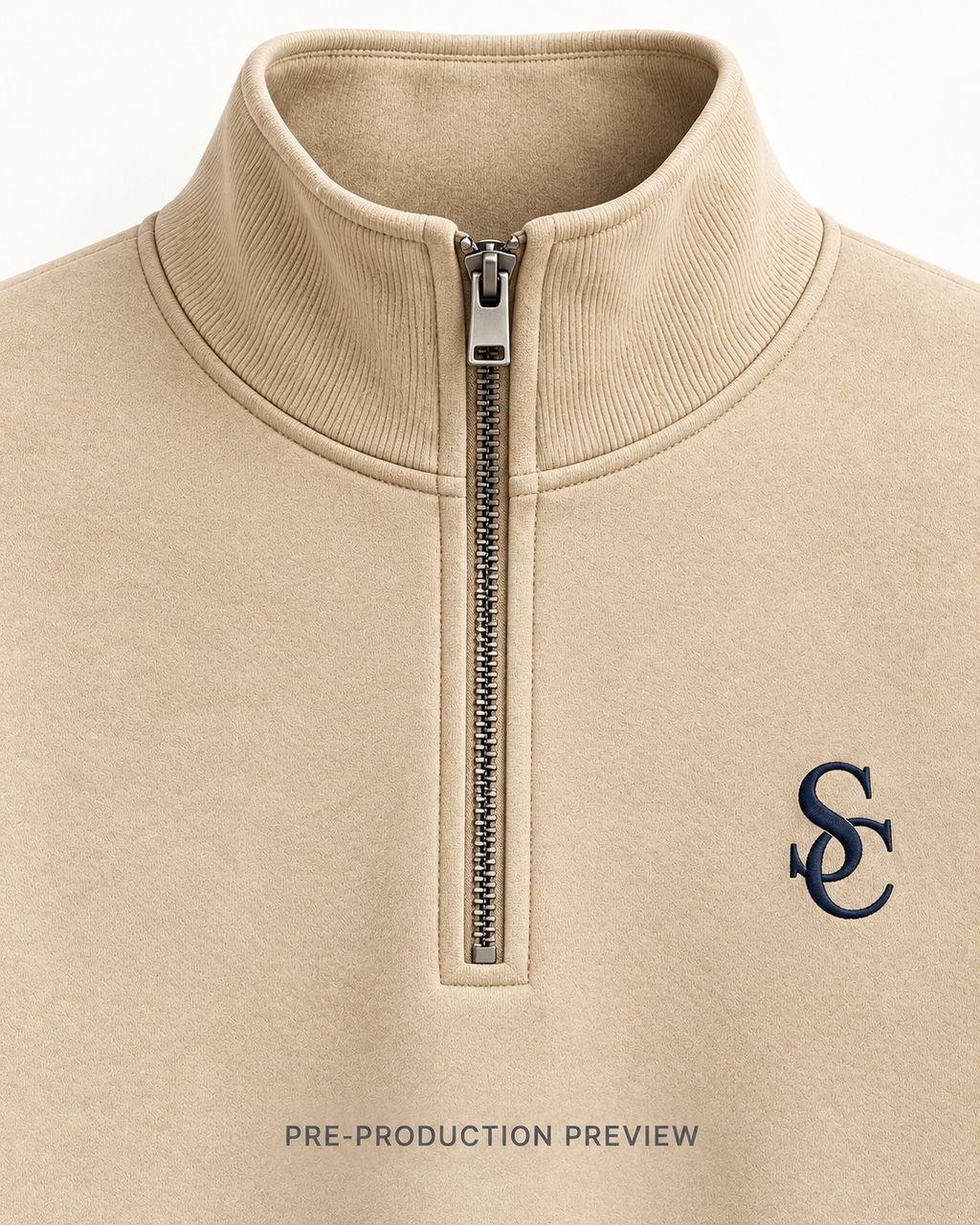 Generated pre-production artwork detail preview of Southerly Quarter-Zip Sweatshirt 023.